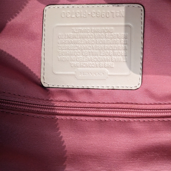 Coach Pebble Grain Leather Handbag - Picture 5 of 7